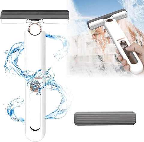 Mini Self-Squeeze Sponge Mop – Portable Handheld Cleaning Mop for Kitchen, Floor, Glass, Windows, Car & Bathroom | Wet & Dry Use