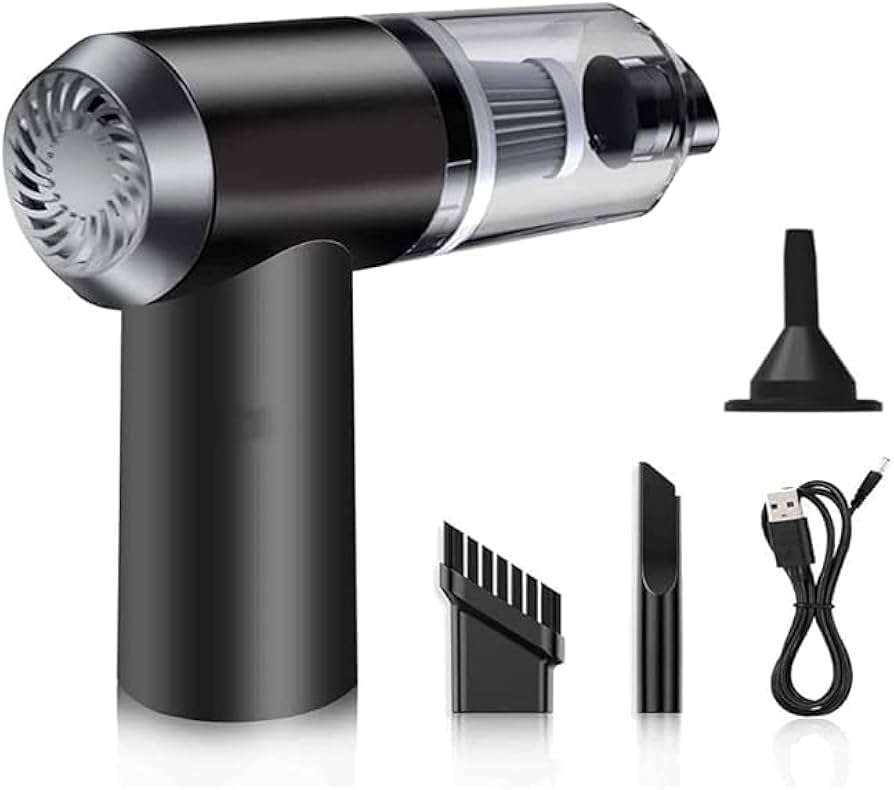 3-in-1 Portable Wireless Vacuum Cleaner | Handheld Car & Home Cleaner with Blower & Air Pump