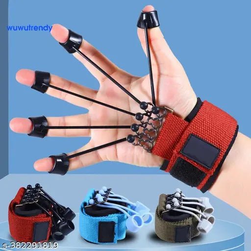 BOLDFIRE Adjustable Hand Grip Strengthener & Finger Exerciser Combo | Pack of 2 | 10–40kg Resistance | Hand Gripper for Gym, Sports, Physiotherapy & Stress Relief — Multicolor (Free Size)