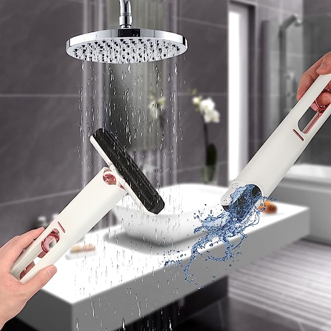 Mini Self-Squeeze Sponge Mop – Portable Handheld Cleaning Mop for Kitchen, Floor, Glass, Windows, Car & Bathroom | Wet & Dry Use