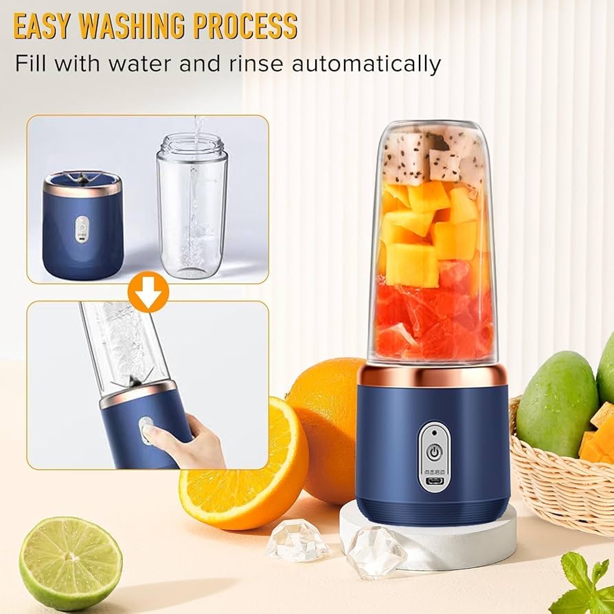 Portable Juicer Blender with Shaker Bottle 400ML – SmartKart.in