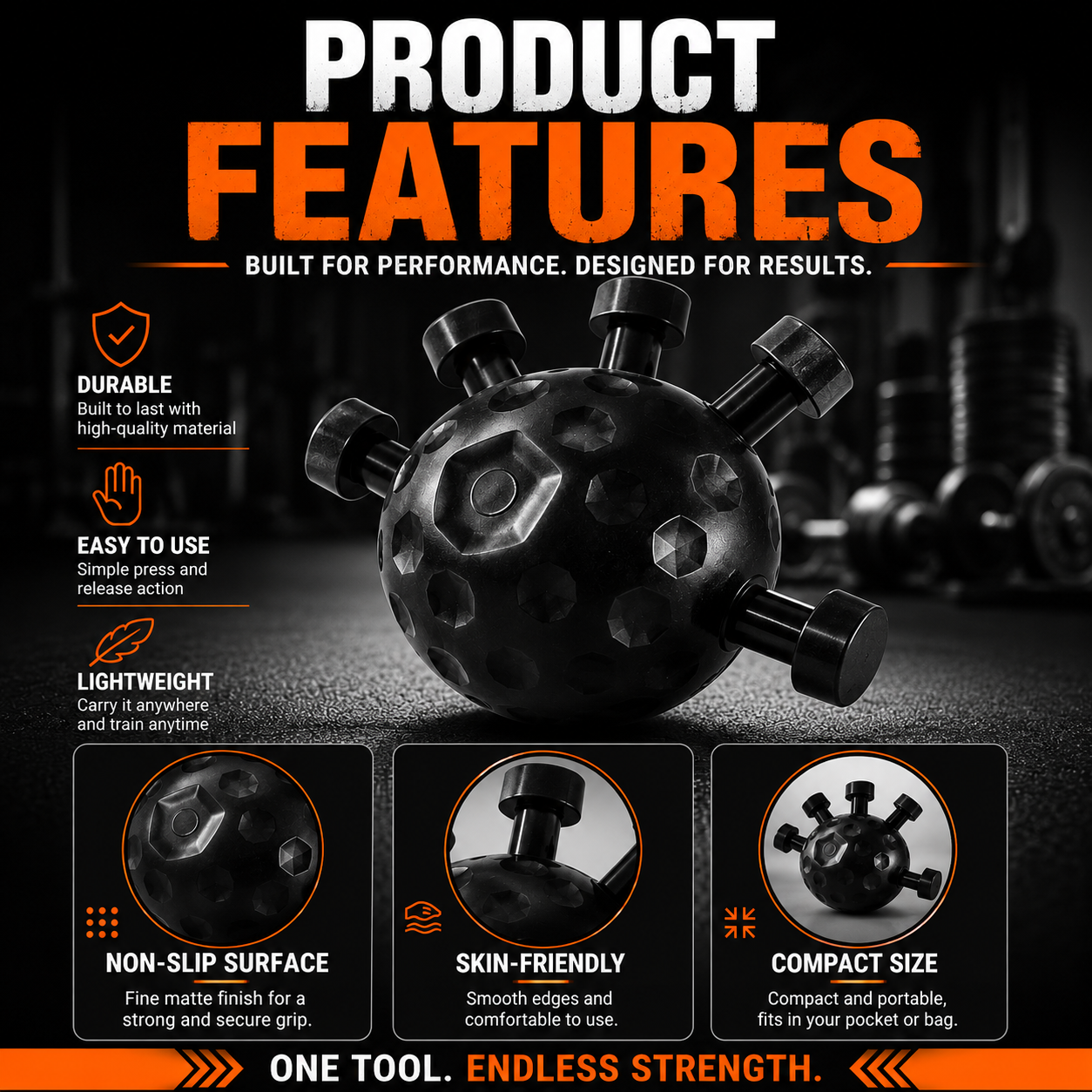 PowerGrip™ Eagle Claw Finger Strength Trainer | Hand, Wrist & Forearm Exerciser