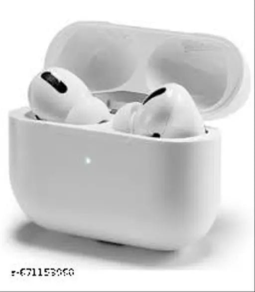 TWS Wireless Bluetooth Earbuds with Charging Case | In-Ear Stereo Sound, Water Resistant, Touch Control — Compatible with Android & iOS (White)
