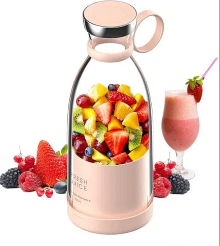 Mini Portable Blender Bottle 350ML – USB Rechargeable Personal Juicer Mixer for Smoothies, Shakes & Fresh Juice